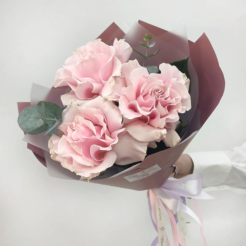 Изображение товара Букет французских роз ТАЛИСМАН ФЛОРА Рассветный луч