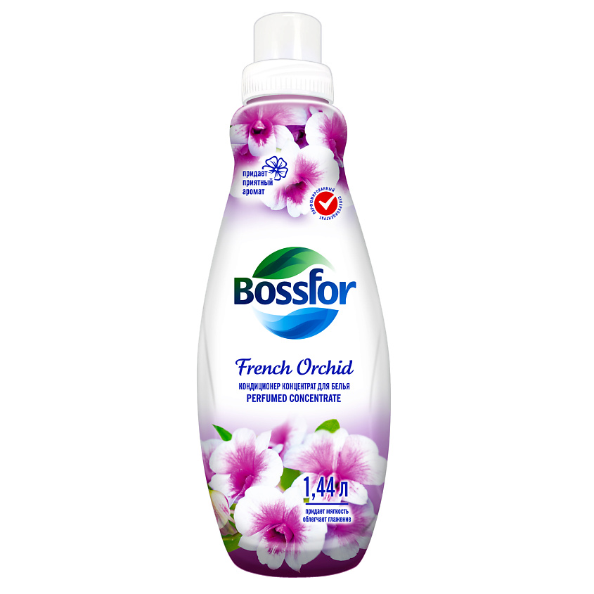 Изображение товара Кондиционер для белья BOSSFOR Французская Орхидея 1,44 л мягкость и аромат