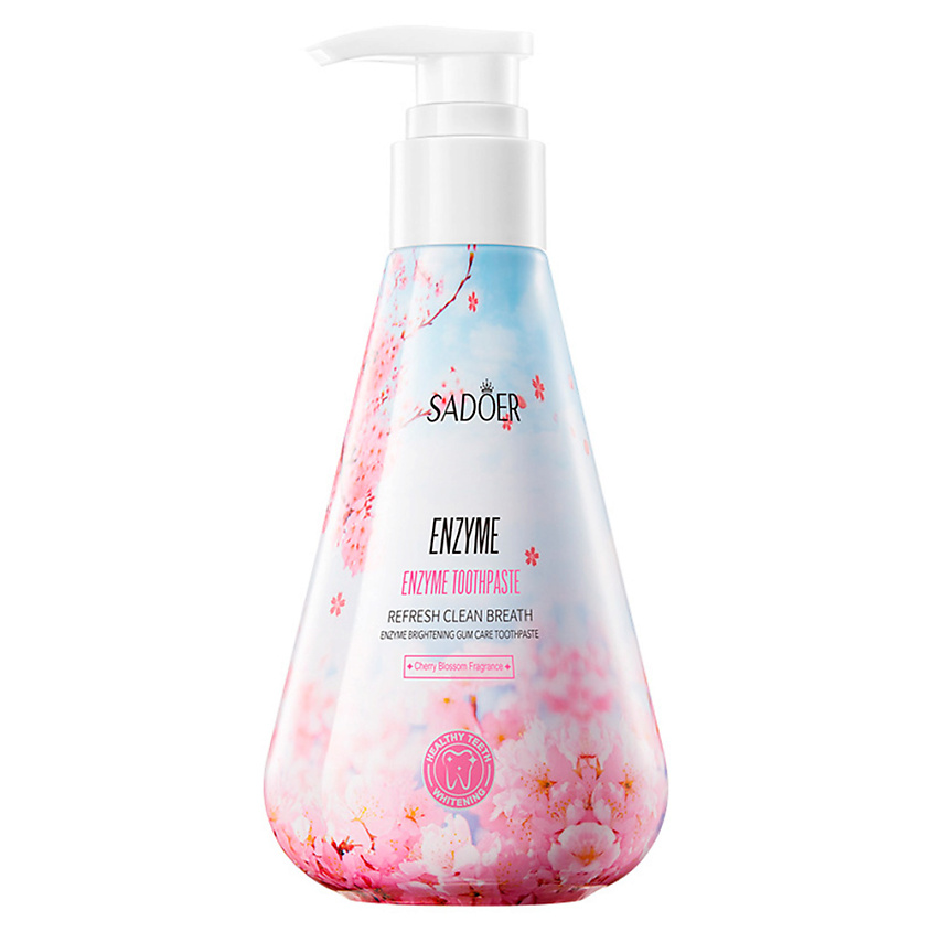 Изображение товара SADOER Отбеливающая зубная паста с энзимами и ароматом вишни 1 шт