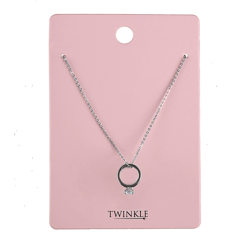 Изображение товара TWINKLE Колье с подвеской Ring, 1 шт.