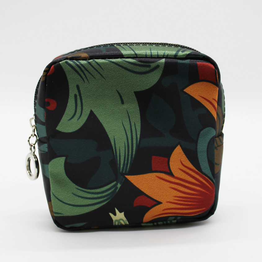 Изображение товара Женская косметичка ALISSIROSSI с цветочным принтом 11,5х11,5х4 см