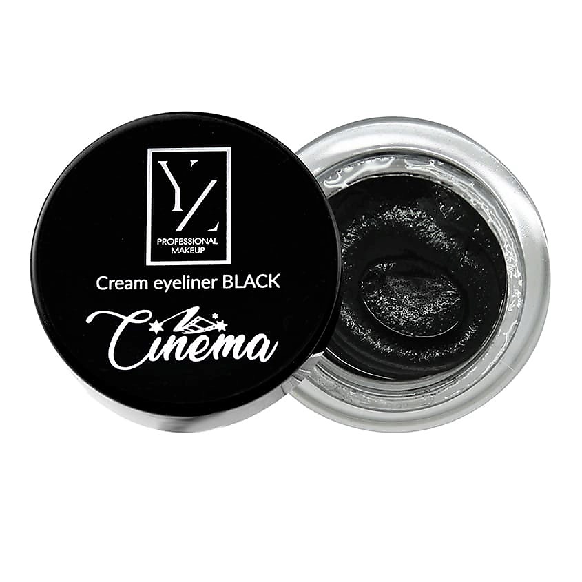 Изображение товара YLLOZURE Подводка для глаз кремовая Синема черная, 5 мл