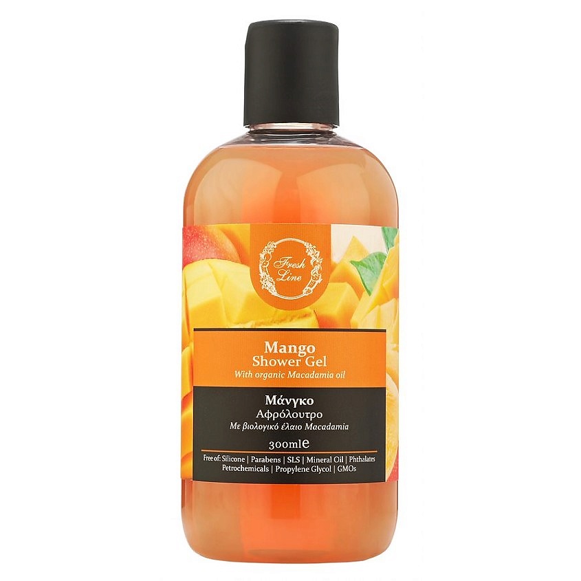 Изображение товара FRESH LINE Гель для душа манго Shower Gel Mango, 300 мл