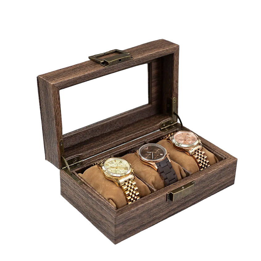 Изображение товара CLOX Шкатулка для часов и украшений, W03M-2, Коричневый