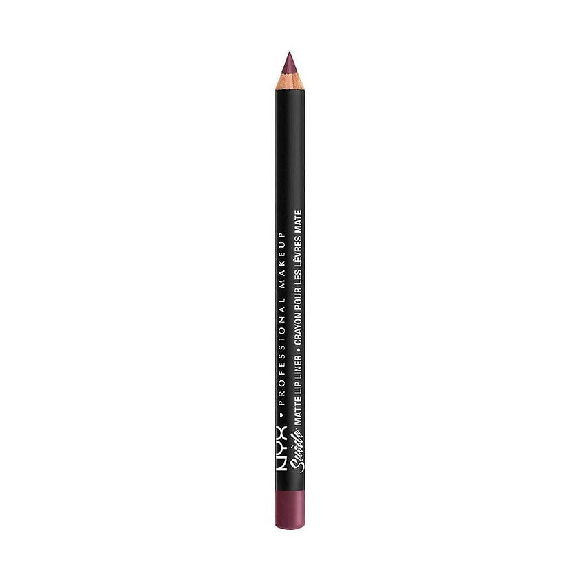 Изображение товара NYX PROFESSIONAL MAKEUP Матовый карандаш для губ Suede Matte Lip Liner, 35 - Prune