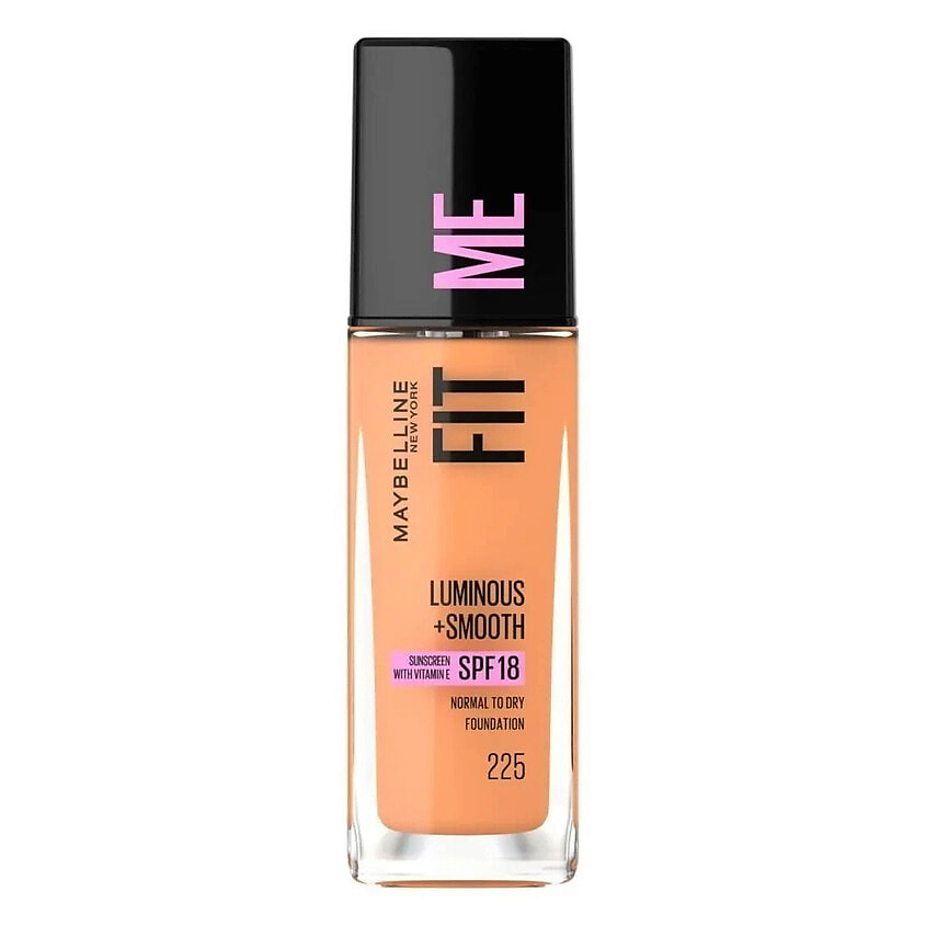 Изображение товара MAYBELLINE Тональный крем Fit Me! Luminous + Smooth SPF 18, № 225