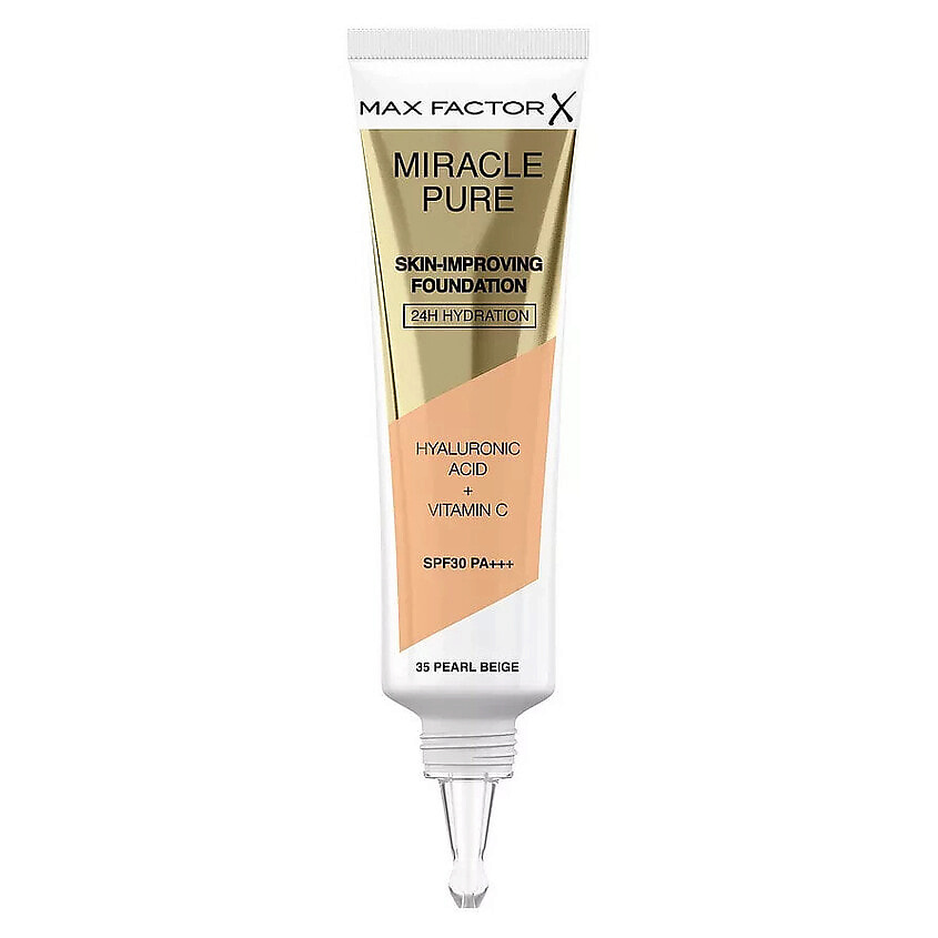 Изображение товара MAX FACTOR Тональный крем для лица Miracle Pure Skin-Improving Foundation, 35 Pearl Beige
