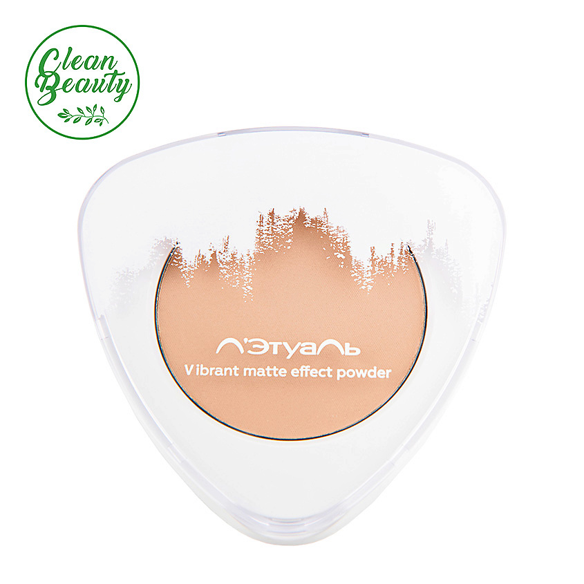 Изображение товара ЛЭТУАЛЬ Пудра для лица с матирующим эффектом Vibrant matte effect powder SPF 20, № 203, 9 г