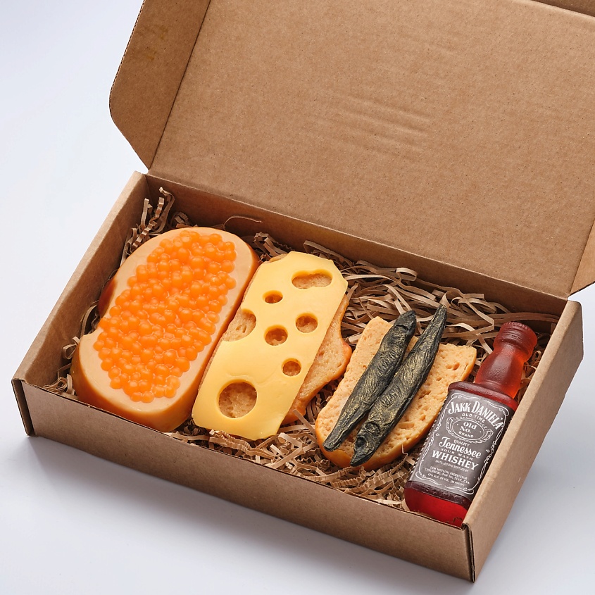 Изображение товара SKUINA Мыло ручной работы Виски и 3 бутерброда, 300 г