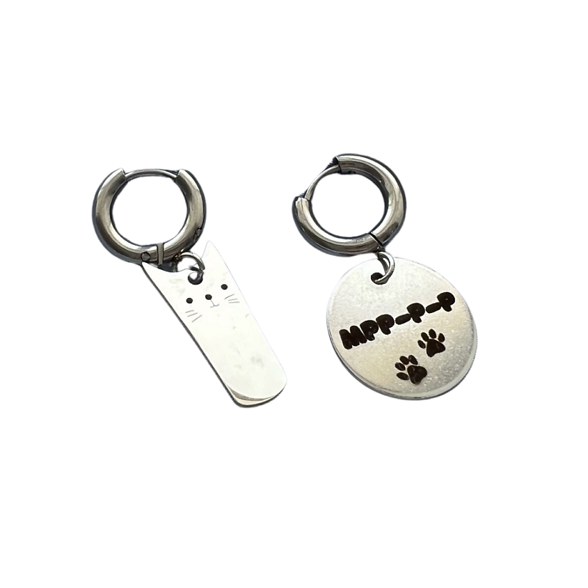 Изображение товара СОЧИНЯЙ МЕЧТЫ Серьги ассиметричные, 1 шт