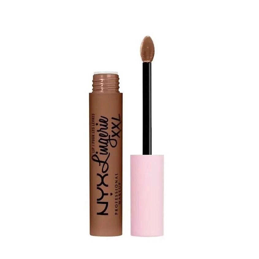 Изображение товара NYX PROFESSIONAL MAKEUP Жидкая матовая помада для губ Lip Lingerie XXL, 29 - Hot Caramelo