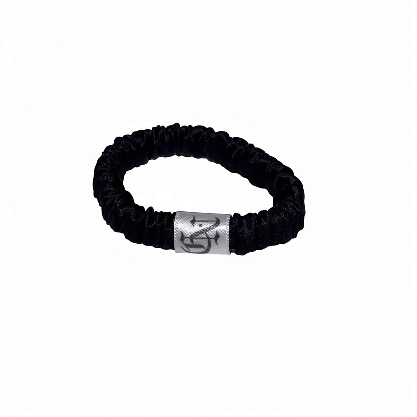 Изображение товара COSMETICS NEWS Шелковая резинка для волос, 10 мм, черный