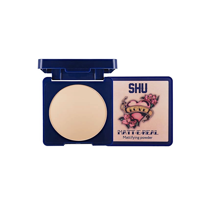 Изображение товара Компактная матовая пудра SHU Matt-E-Real № 302 8 г для дерматологической и ежедневной макияжной фик