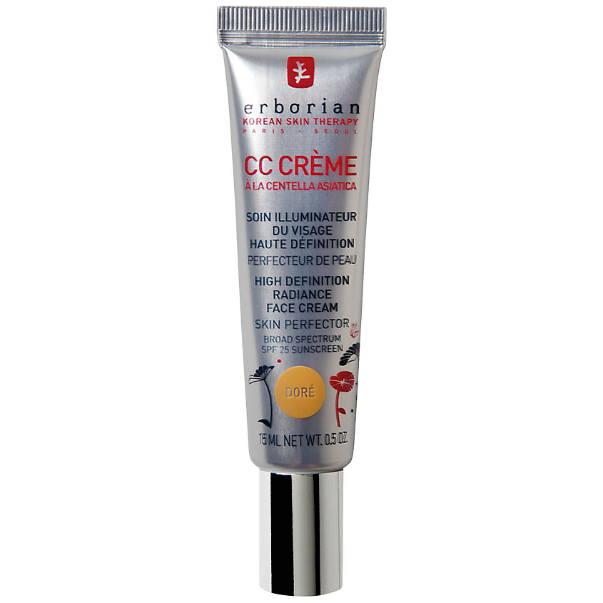 Изображение товара ERBORIAN СС крем "Совершенное сияние" CC Cream Perfect Radiance, 02 Золотистый, 15 мл