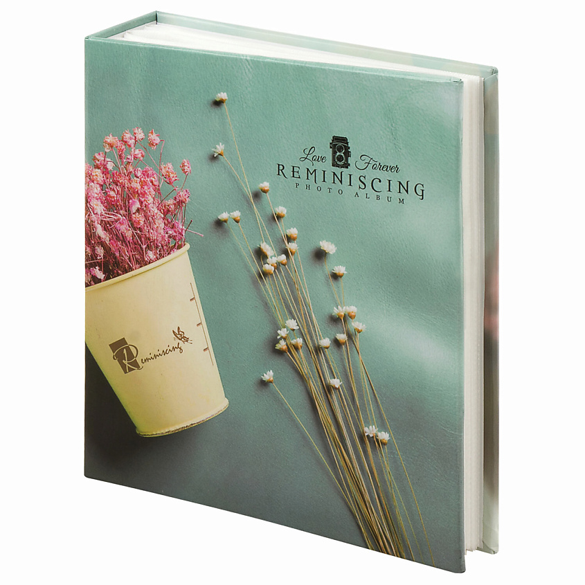 Изображение товара Фотоальбом BRAUBERG На бирюзовом фоне для 200 фотографий 10х15 см твердая обложка