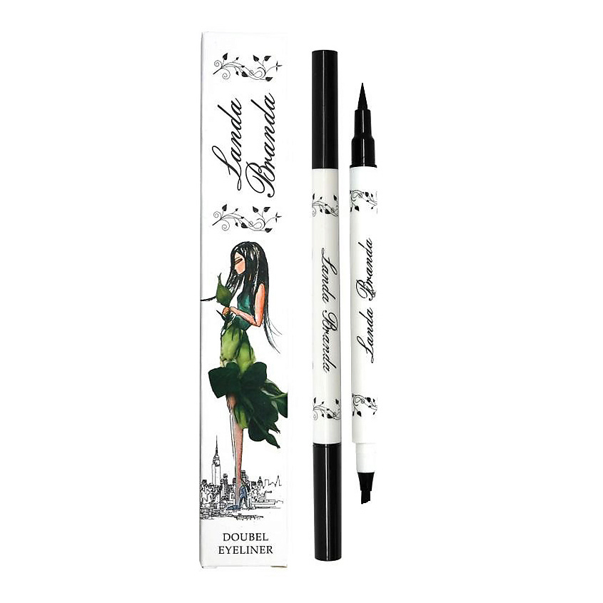 Изображение товара LANDA BRANDA Двойная подводка (двойной лайнер) для глаз, № 01 black, 2 г