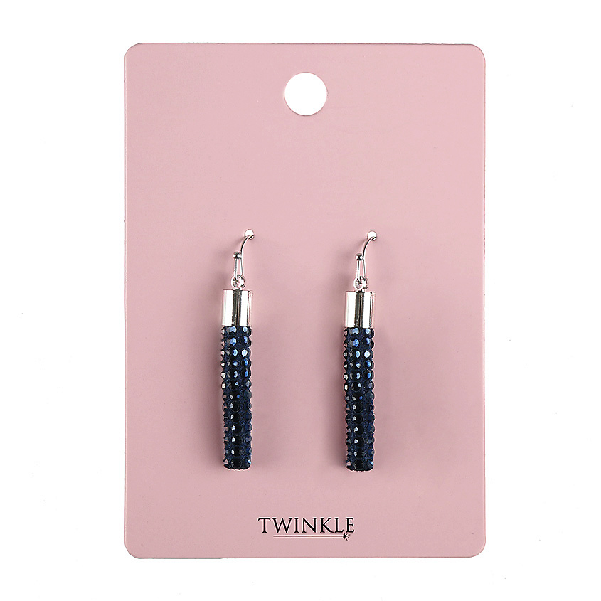 Изображение товара TWINKLE Серьги Dark Blue, 1 шт.