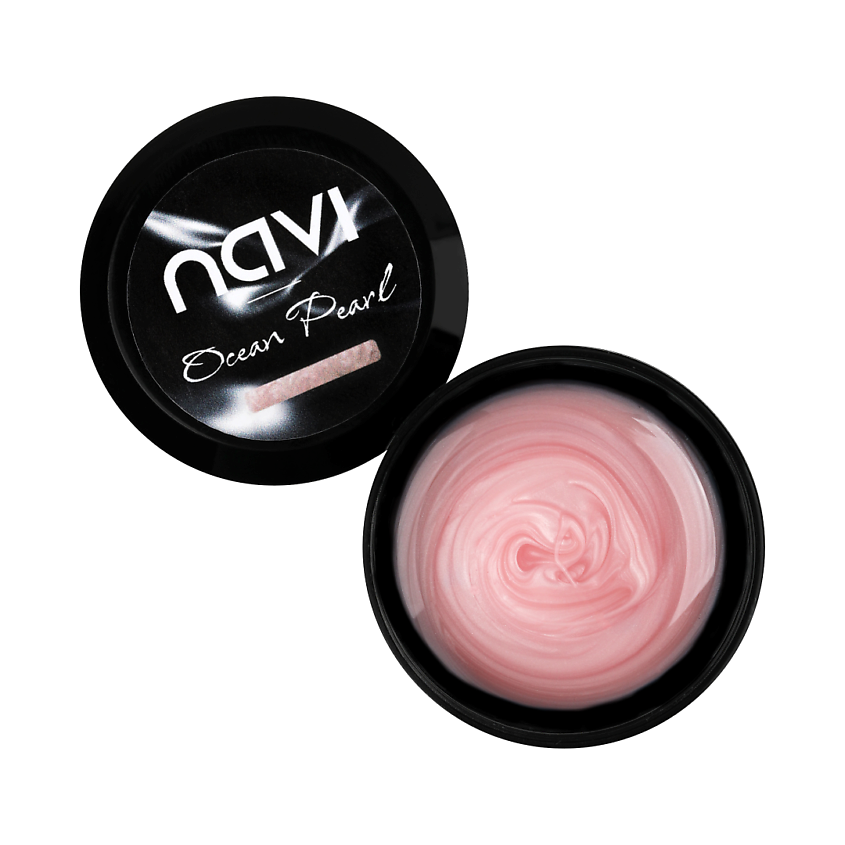 Изображение товара NAVI Ocean Pearl Жемчужный гель для наращивания ногтей розовый
