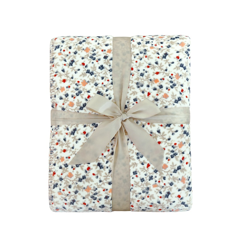 Изображение товара ARYA HOME COLLECTION Плед Azalea, Плед Arya 150x200 Azalea Бежевый, Синий