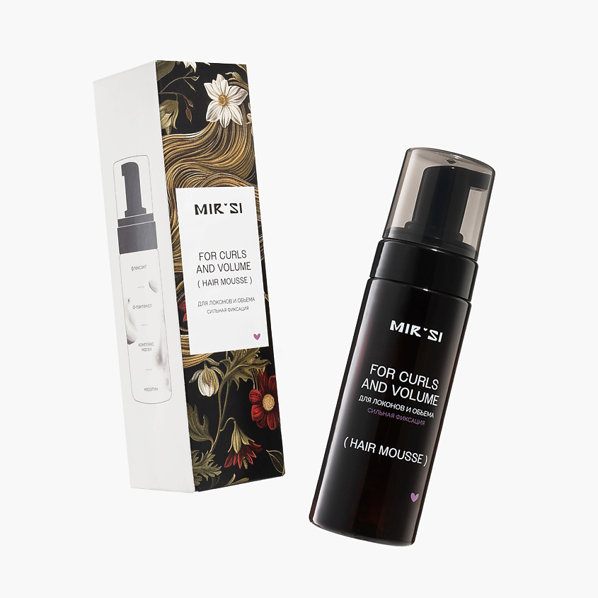 Изображение товара MIR'SI Пенка-мусс для укладки и объема волос, 150 мл