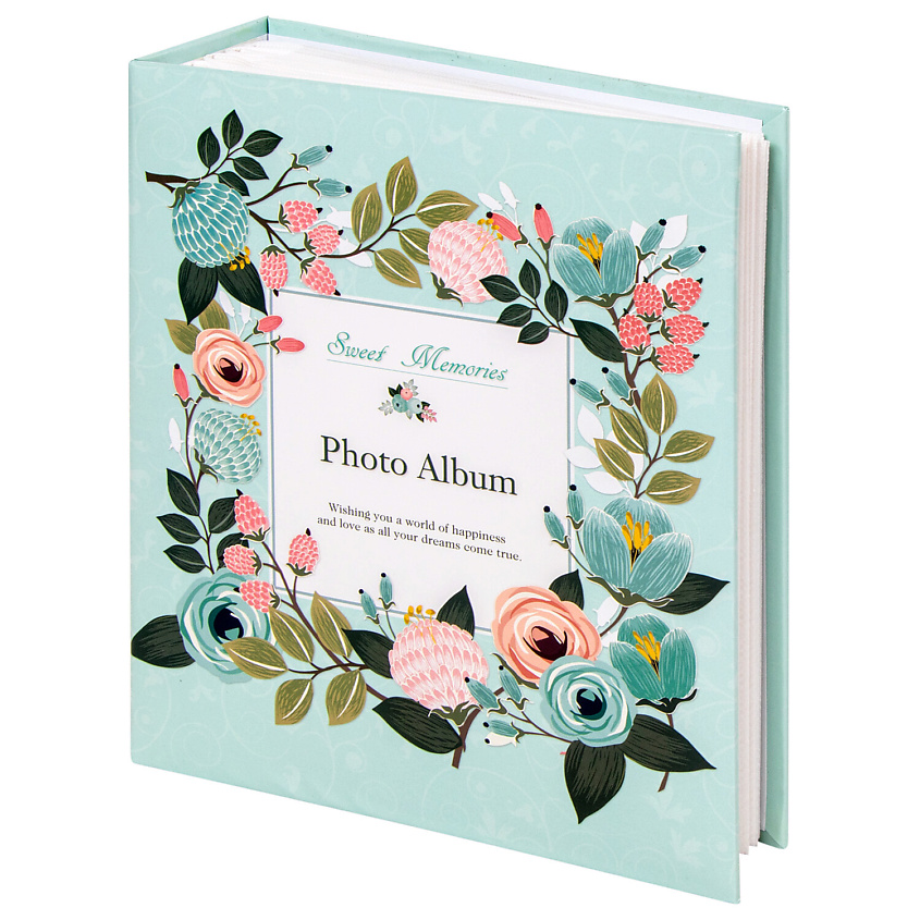 Изображение товара Фотоальбом Цветочный узор на 304 фотографии твердая обложка