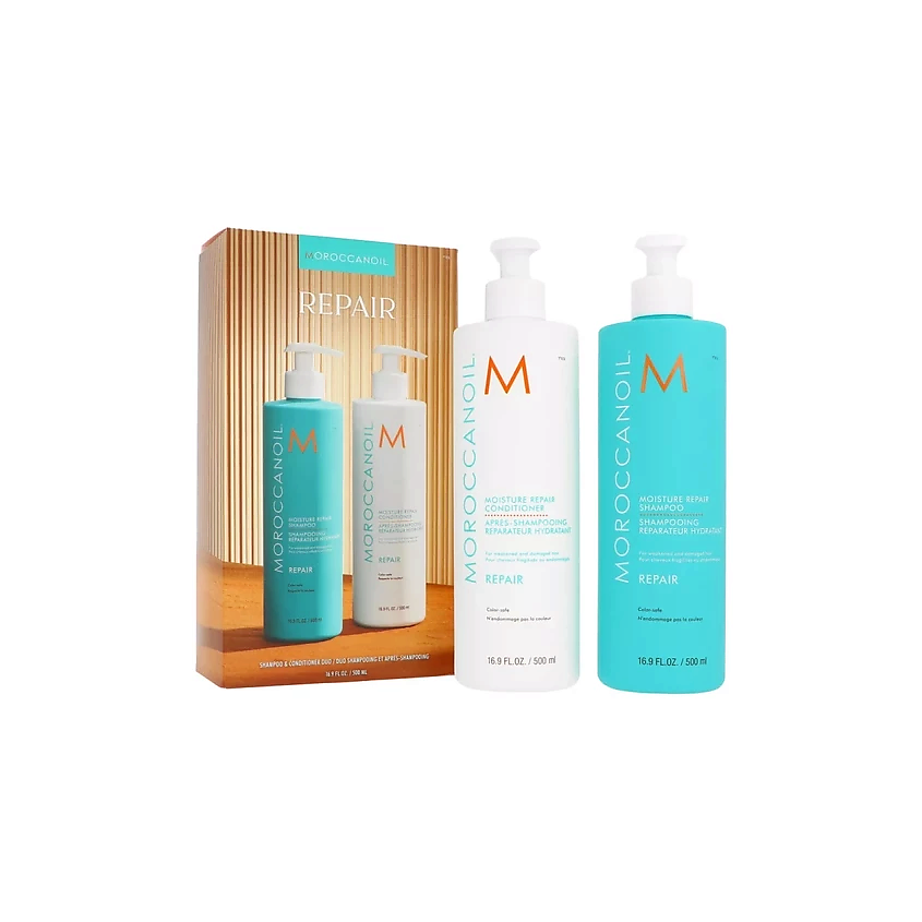 Изображение товара Мороканойл Repair набор для восстановления и укрепления волос шампунь и кондиционер 500 мл