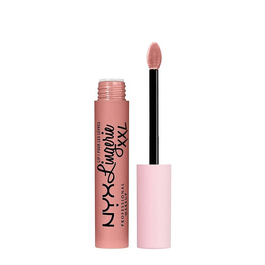 Изображение товара NYX PROFESSIONAL MAKEUP Жидкая матовая помада для губ Lip Lingerie XXL, 01 - Undressed