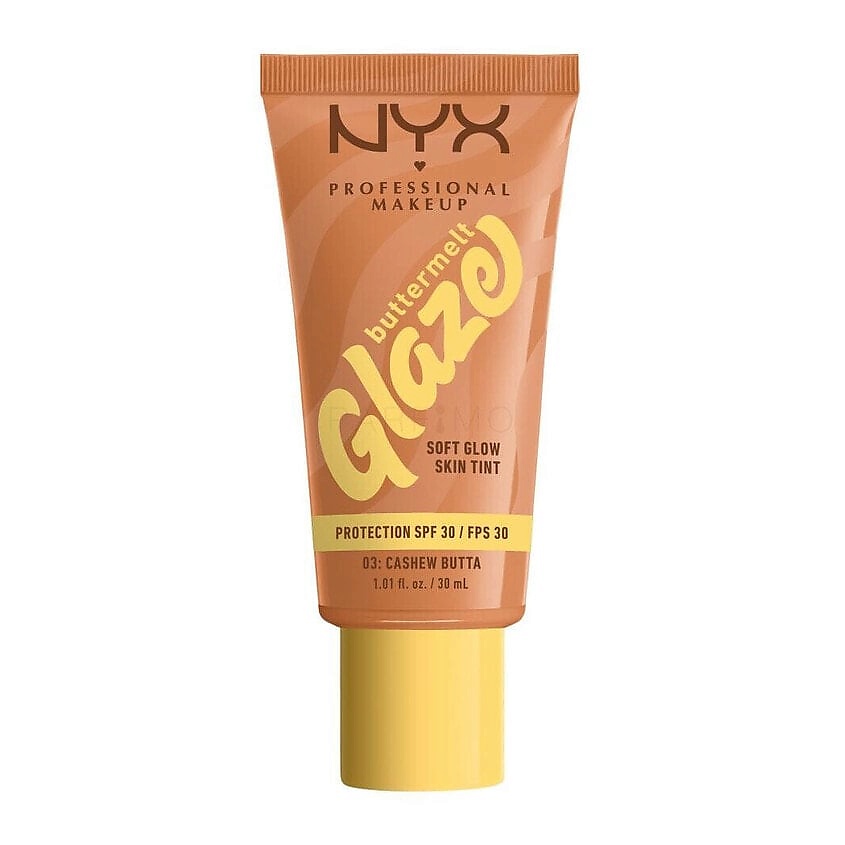 Изображение товара NYX PROFESSIONAL MAKEUP Увлажняющий тинт Buttermelt Glaze SPF 30 03 Cashew Butta