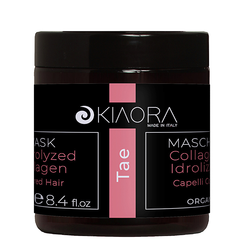 Изображение товара KIAORA Маска для окрашенных волос питающая с коллагеном Tae, 250 мл