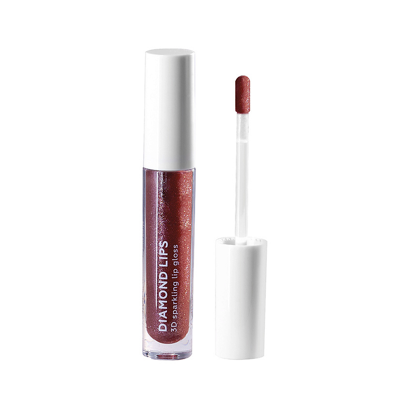 Изображение товара ДЛЯ Губ DIAMOND LIPS сверкающий гель-блеск с 3D эффектом № 005 baby cake 4 мл