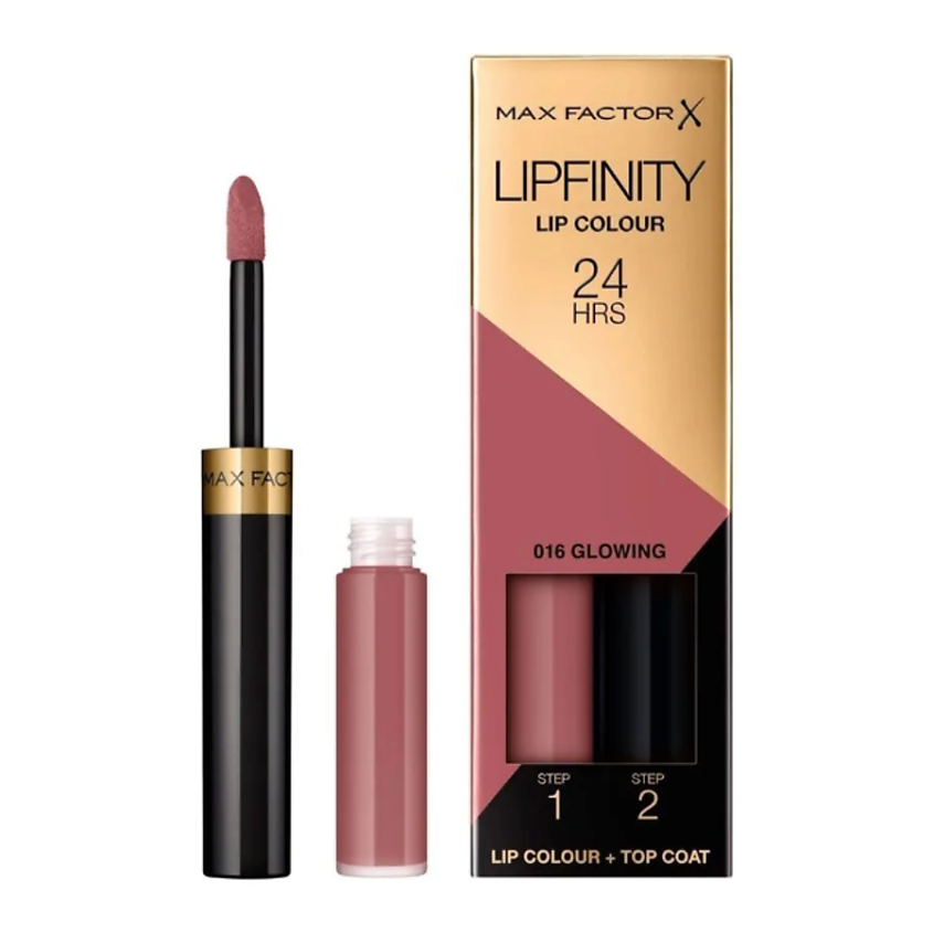 Изображение товара Набор для губ Max Factor Lipfinity 16 Glowing Reflections стойкое покрытие и блеск