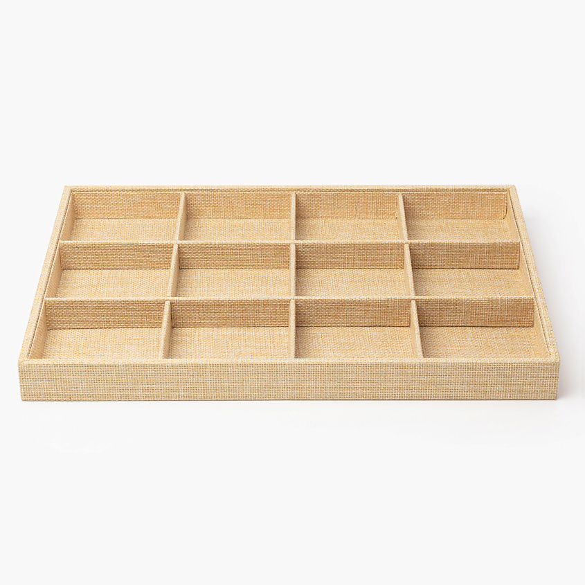 Изображение товара CLOX Органайзер для хранения украшений, серый бархат, JB100-BG, Бежевый