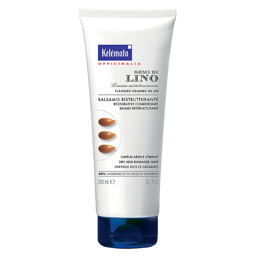 Изображение товара KELEMATA Кондиционер для волос восстанавливающий с льняным семенемRestorative Conditioner, 200 мл