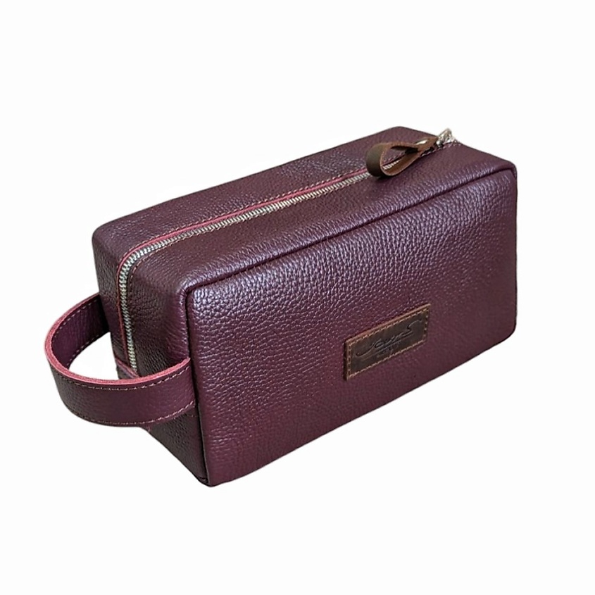 Изображение товара JARS Косметичка из кожи, Темно-бордовый