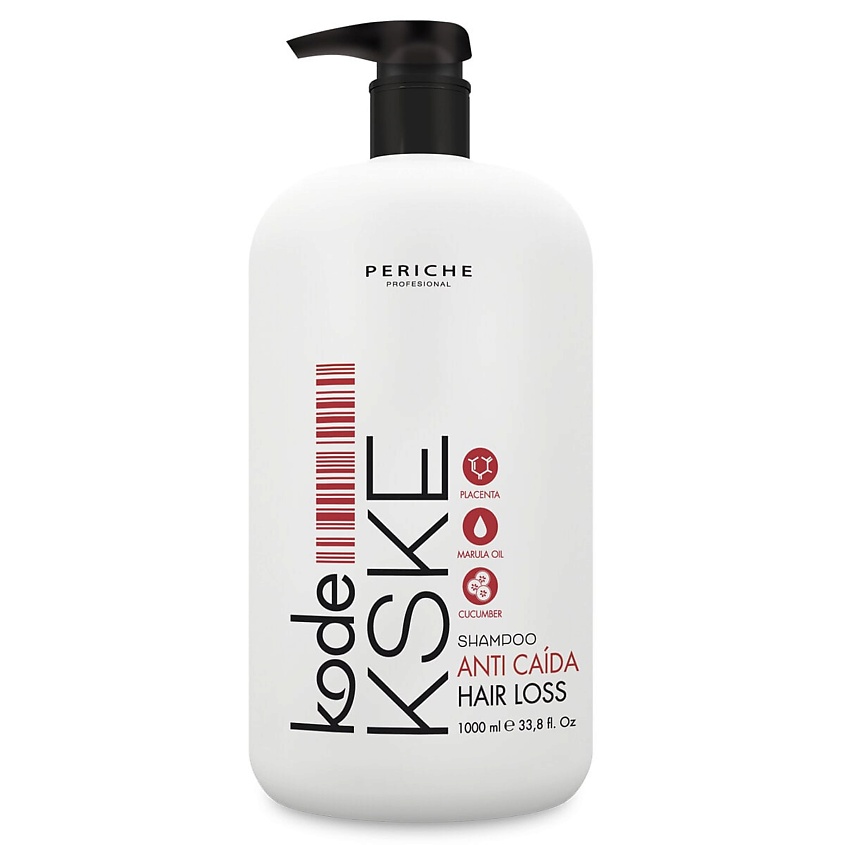 Изображение товара PERICHE PROFESIONAL Шампунь против выпадения волос Kode KSKE Shampoo Hair Loss, 1000 мл