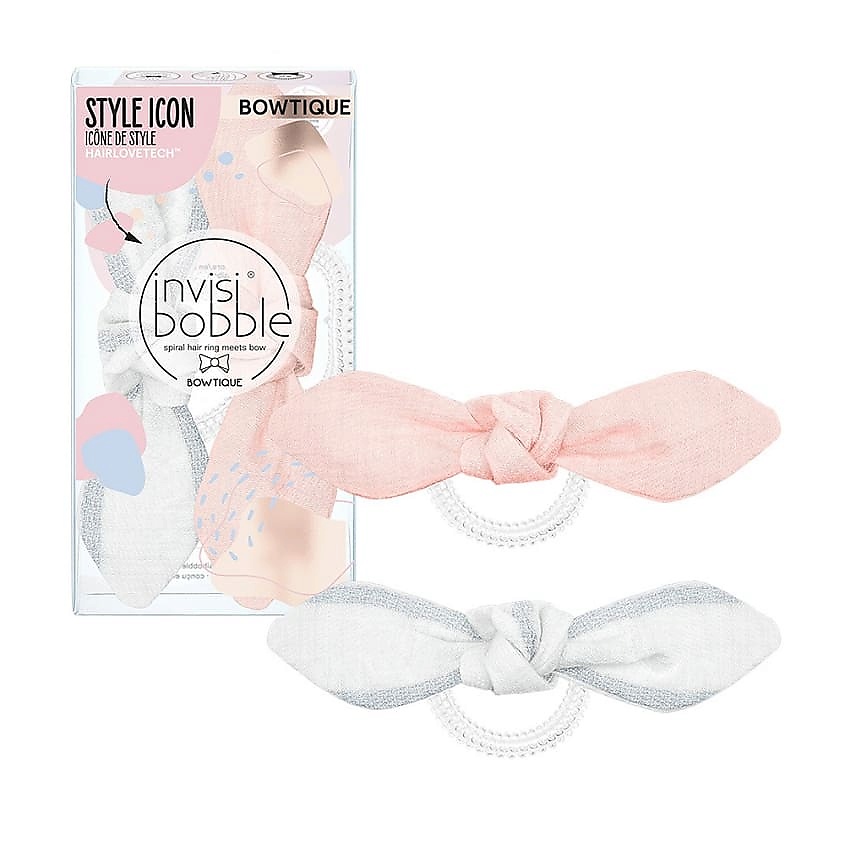 Изображение товара INVISIBOBBLE Nordic Breeze Summer Lemming Go резинка для волос 2 шт легкий стиль