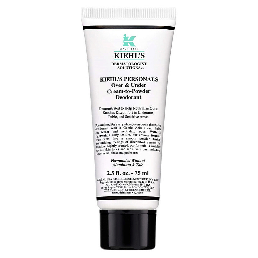 Изображение товара KIEHL'S Кремовый дезодорант Over & Under Cream-to-Powder Deodorant, 75 мл