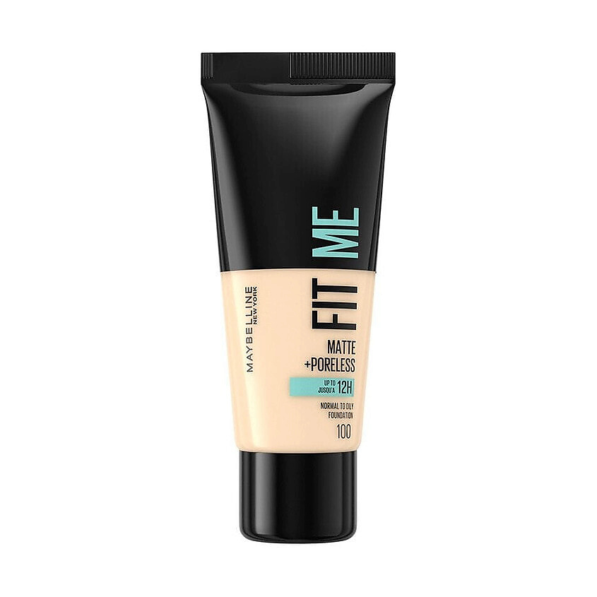 Изображение товара MAYBELLINE Матирующий тональный крем Fit Me Matte & Poreless, 100 Warm ivory