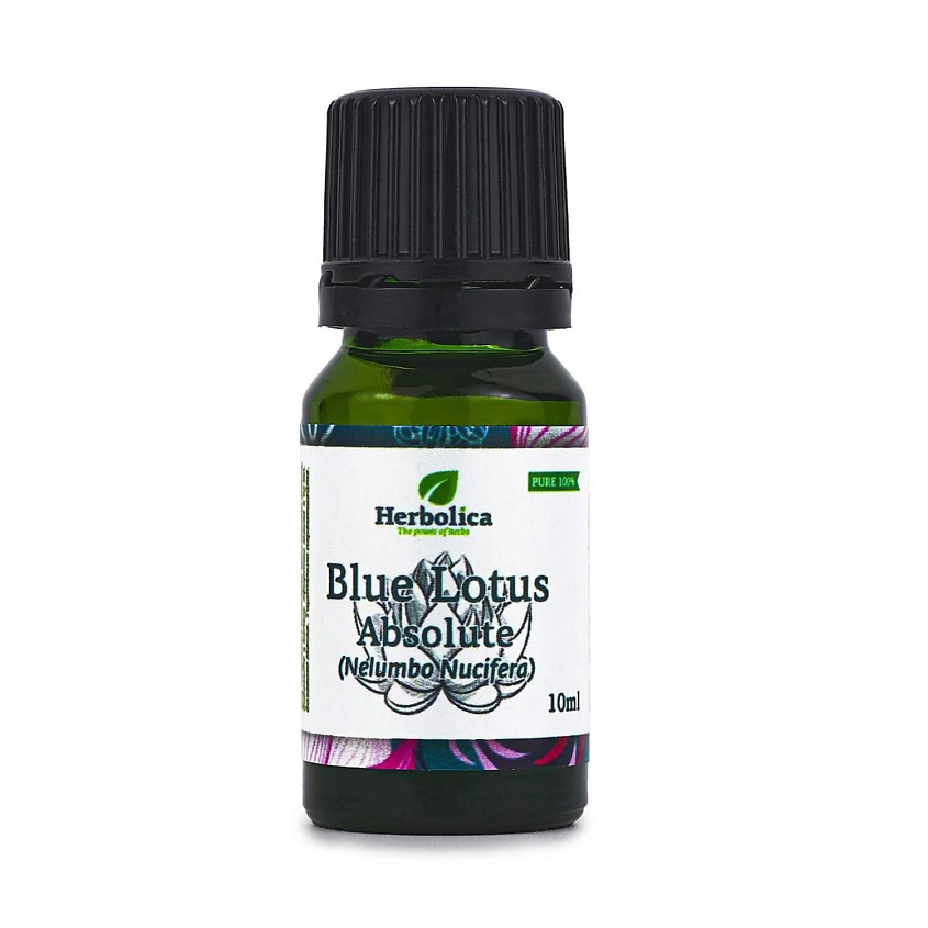 Изображение товара Эфирное масло голубого лотоса HERBOLICA 10 мл натуральное масло для ароматерапии и ухода