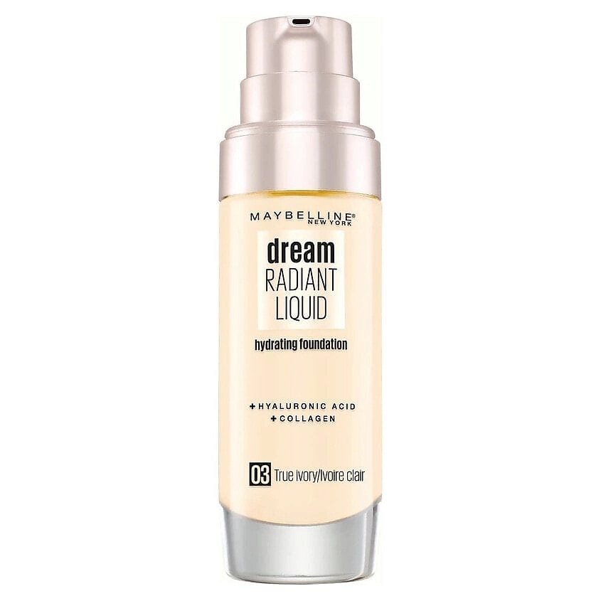 Изображение товара MAYBELLINE Увлажняющий тональный крем Dream Radiant Liquid, 0 3 TRUE IVORY