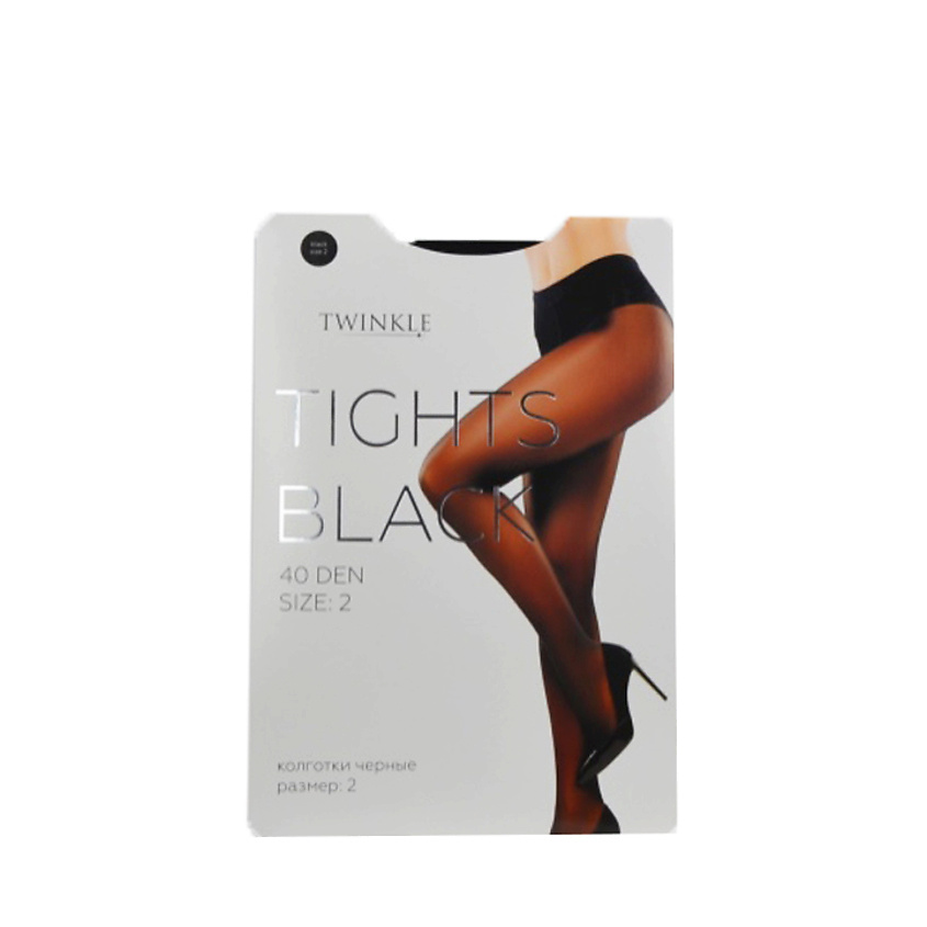 Изображение товара TWINKLE Колготки Tights 40 DEN BLACK, размер 2