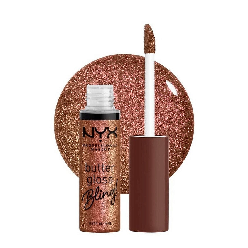 Изображение товара NYX PROFESSIONAL MAKEUP Блеск для губ Butter Gloss Bling 08 Hustla