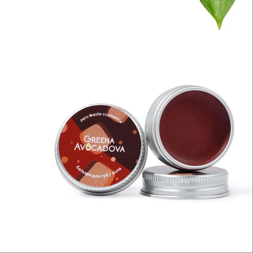 Изображение товара GREENA AVOCADOVA Натуральный бальзам для губ Кола, 10 г