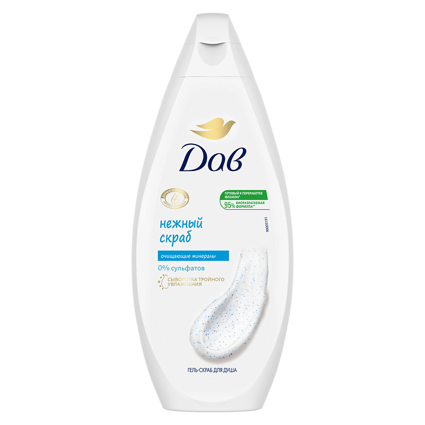 Изображение товара ДАВ Гель-скраб для душа Нежное обновление, 250 мл