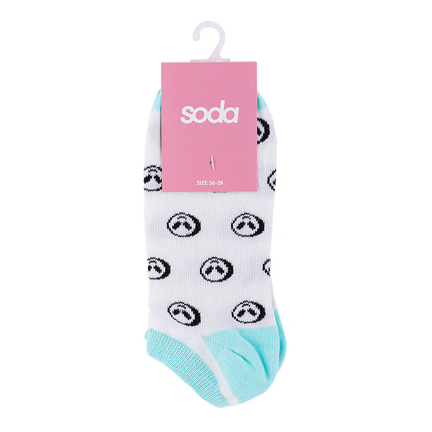 Изображение товара SODA Носки женские белые Alien, размер 36-39