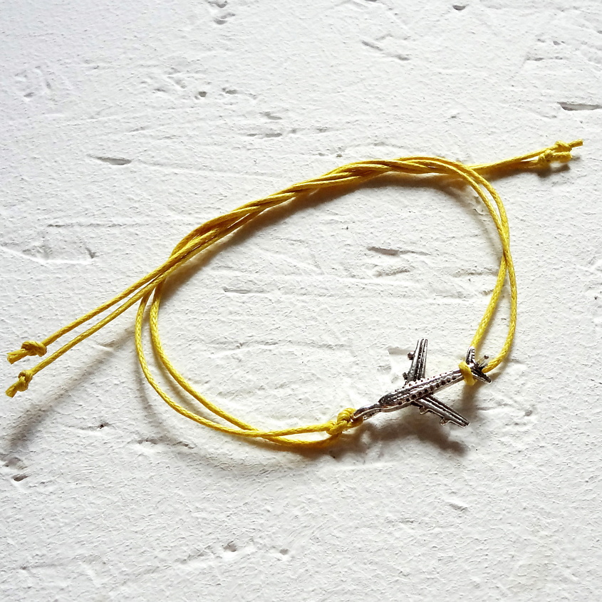 Изображение товара Браслет желаний Самолет стильный мотивирующий аксессуар для всех