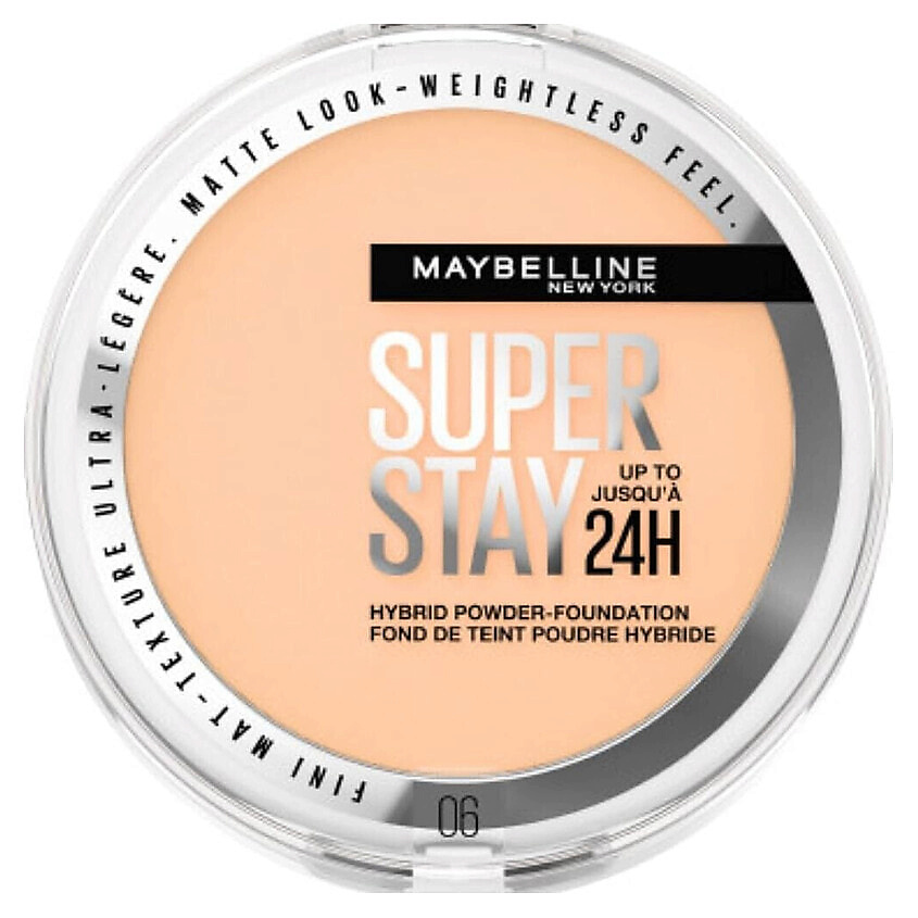 Изображение товара MAYBELLINE Стойкая тональная пудра Super Stay 24H Hybrid Powder-Foundation, № 06