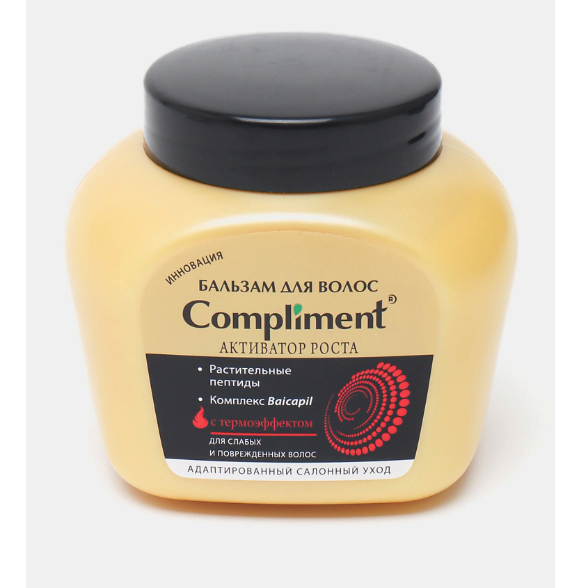 Изображение товара COMPLIMENT Бальзам для слабых и поврежд. волос "Активатор роста", 500 мл