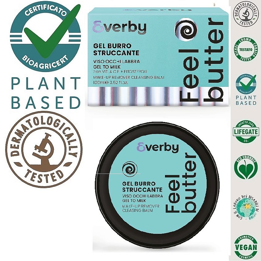 Изображение товара L`ERBORISTICA Натуральная 3 в 1 Everby эмульсия масляная для очищения кожи снятия макияжа, 1 шт.