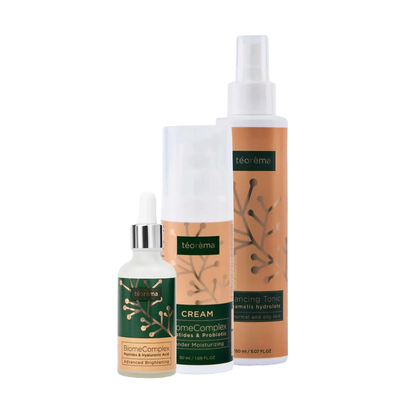 Изображение товара TEOREMA Набор уходовой косметики для проблемной кожи крем Увлажнение, тоник и сыворотка, 1 шт.